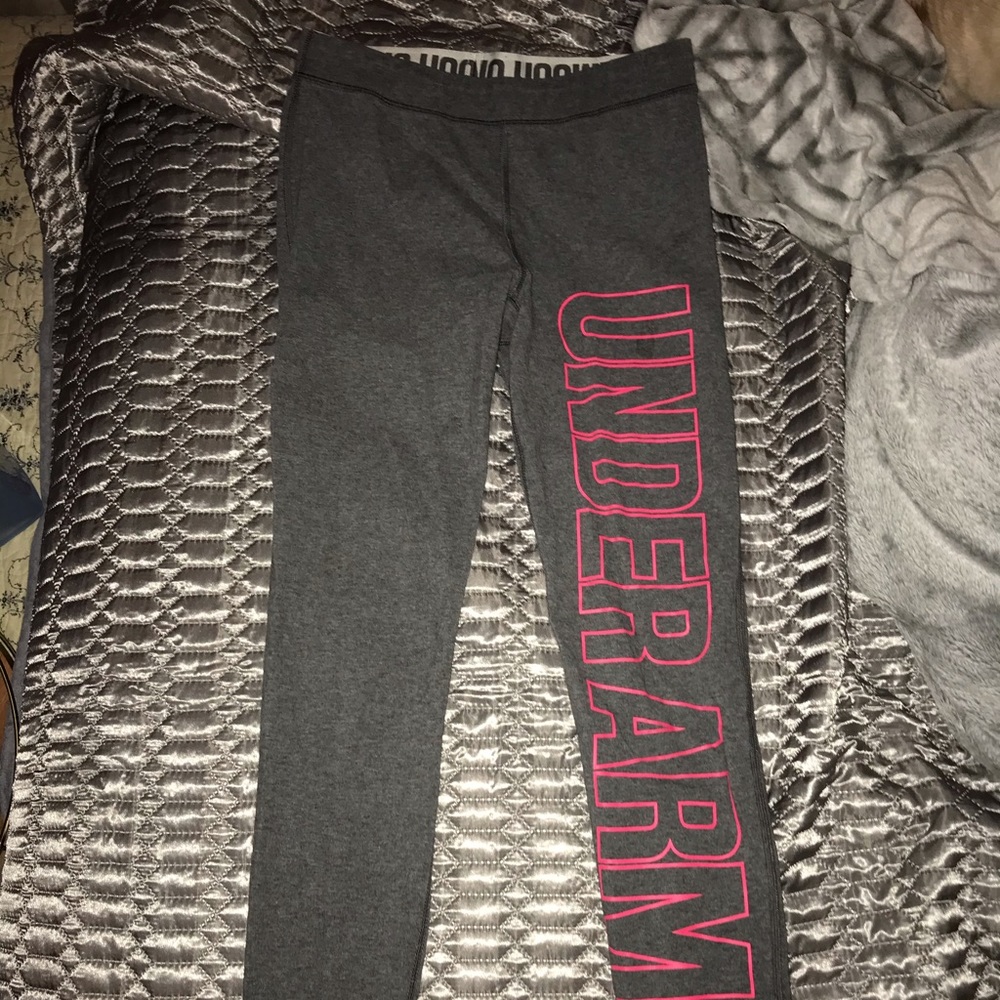 Gray under armour leggings